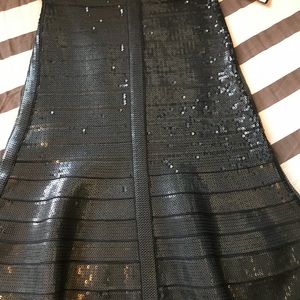 Herve Leger Skirt Black